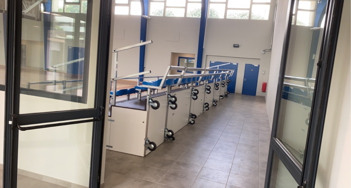 Tribunes montées St Go Vue arrière